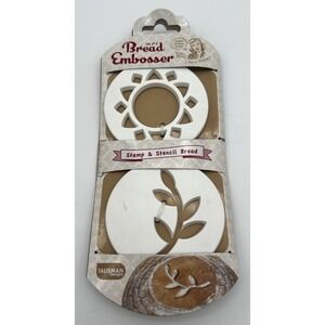2 Talisman Designs Decorating Bread Embossers Sour Dough Bread Stencils New